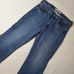 Ayr Women's Size 32S The Pop Straight Leg Jeans Blue E1736